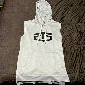 Small Gray Tap Out sleeveless hoodie